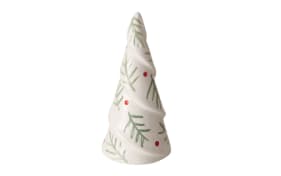 Dekoaufsteller Lorna, weiß, 13 cm