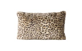 Kissen Leony, braun/schwarz, 30 x 48 cm