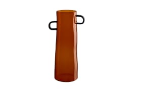 Vase rayu glass, braun, 28 cm