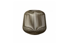 Laterne Lito, burned metal, 27 cm
