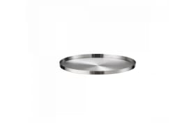 Tablett Peasy, Edelstahl pulverbeschichtet, strainless steel silber