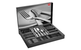 Besteck-Set King, silber, aus Edelstahl, 60-teilig