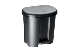 Abfalleimer in schwarz, 2 x 10 l PILA