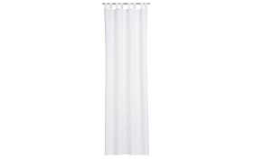Schlaufenschal Milano mit Schienenband, weiß, 135 x 255 cm