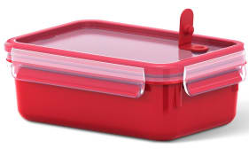 Frischhaltedose Clip & Micro in rot, 0,80 l