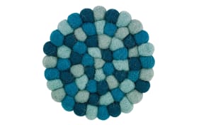 Glasuntersetzer in Azzurro, ca 10 cm 