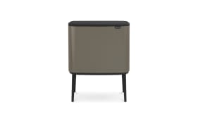 Mülleiner Touch Bin Bo, platinum, 68 cm