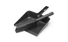 Kehrschaufel+Bürste SinkSide, dunkelgrau, 3-teilig