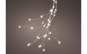 Micro LED Lichtbündel, silber, 100 cm