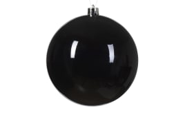 Kugel schwarz glanz, 14 cm