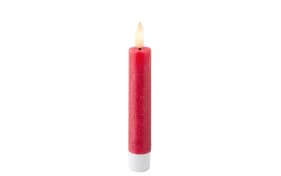 LED Spitzkerze, weihnachtsrot