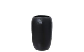 Vase, schwarz, 30 cm