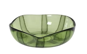 Glasteller, grün, 8,5 cm