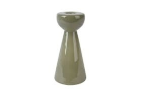 Glaskerzenhalter, hellgrün, 17 cm