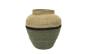 Vase, grün, 33 cm