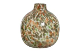 Glasvase, mehrfarbig, 22 cm