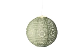 Solar-Laterne, rund, grün, 25 cm