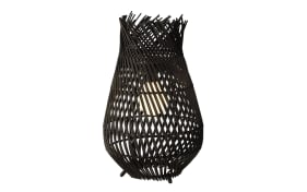 Solar-Laterne, schwarz, 36 cm