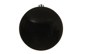 Weihnachtskugel schwarz, 20 cm