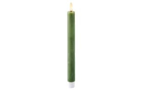 LED Spitzkerze, grau