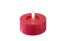 LED Teelicht, rot/warmweiß, 6 cm
