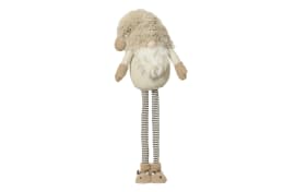 Deko-Zwerg, beige/weiß, 122 cm