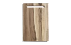 Holz-Schneidebrett in braun, 48 x 3 x 32.5 cm