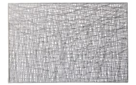 Platzmatte in siber, 30 x 45 cm