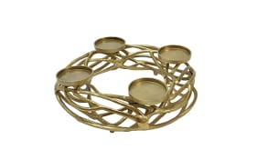 Adventskranz gold, 40 cm