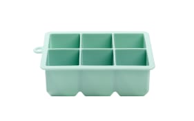 Eiswürfelform für 6 Eiswürfel, türkis