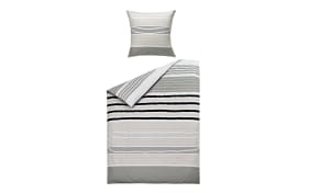 Bettwäsche Elvira Satin, beige, 135 x 200 cm