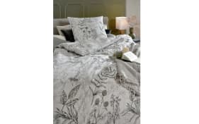 Bettwäsche Tilda Satin, greige, 135 x 200 cm