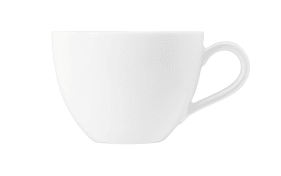 Kaffeeobertasse Beat in weiß uni, 0,26 L