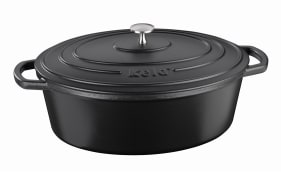 Bräter Calido, schwarz, oval, 6,5 l