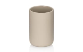 Zahnputzbecher Sana, beige, 8 cm
