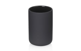 Zahnputzbecher Sana, schwarz, 8 cm