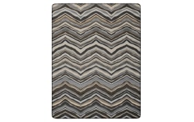 Wohndecke Wild Lines, anthrazit/natur, 150 x 200 cm