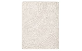 Wohndecke Swinging Paisley, beige, 150 x 200 cm