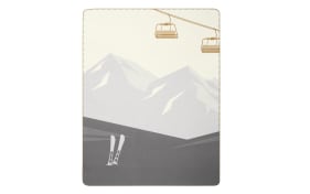 Wohndecke Mountain Valley beige/grau, 150 x 200 cm