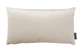 Kissenhülle Samt uni, beige, 50 x 30 cm