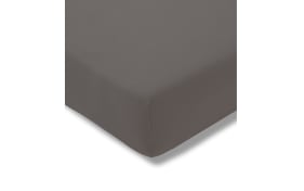 Spannbettlaken Fein Jersey, graphit, 100 x 200 cm