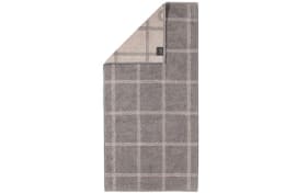 Handtuch Grafik Two-Tone, graphit, 50 x 100 cm