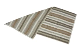 Duschtuch Streifen, beige, 70 x 140 cm