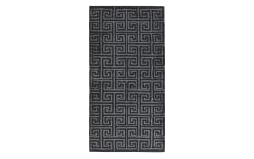 Duschtuch Noblesse Elegance Allover, schwarz, 80 x 150 cm