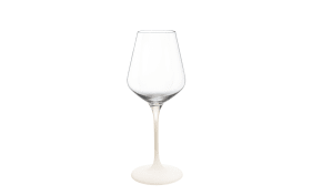 Weißweingläser Set Manufacture Rock blanc, klar/weiß, 4-teilig