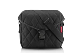 Saddle Bag M, rhombus black, 3,5 Liter