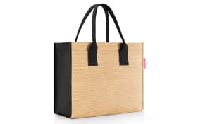 Daily Shopper, raffia black, 42 x 35 cm