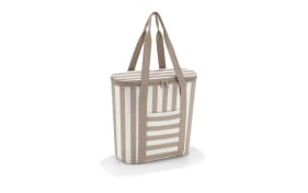 thermoshopper, braun/weiß, 38 x 35 cm 