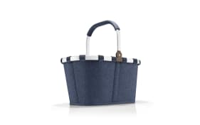 Carrybag, herringbone dark blue, 22 Liter