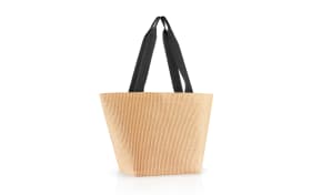 Shopper M, raffia black, 51 x 30,5 cm